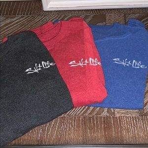 Three salt life long sleeve T-Shirts